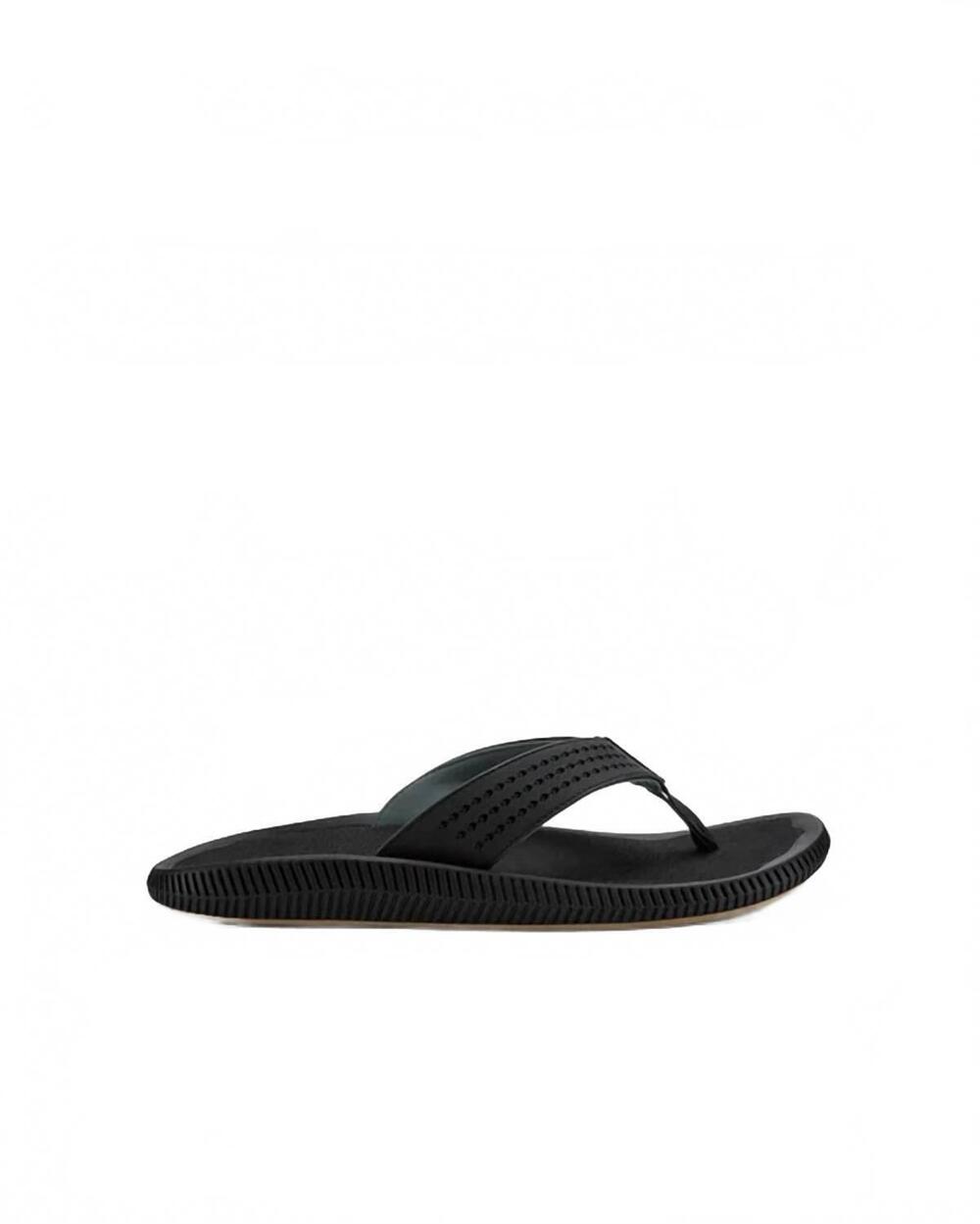 NEW OLUKAI men's ulele water sandal in lava rock/ lava rock